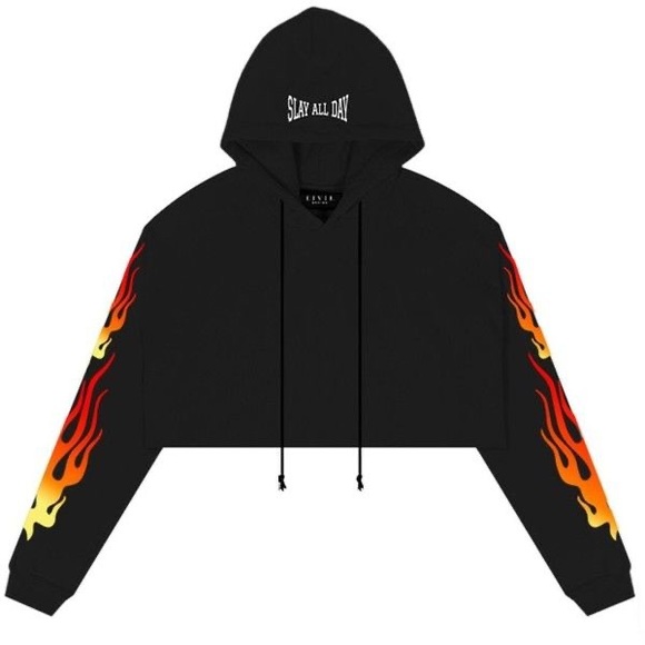 Dolls Kill Tops - Cropped hoodie